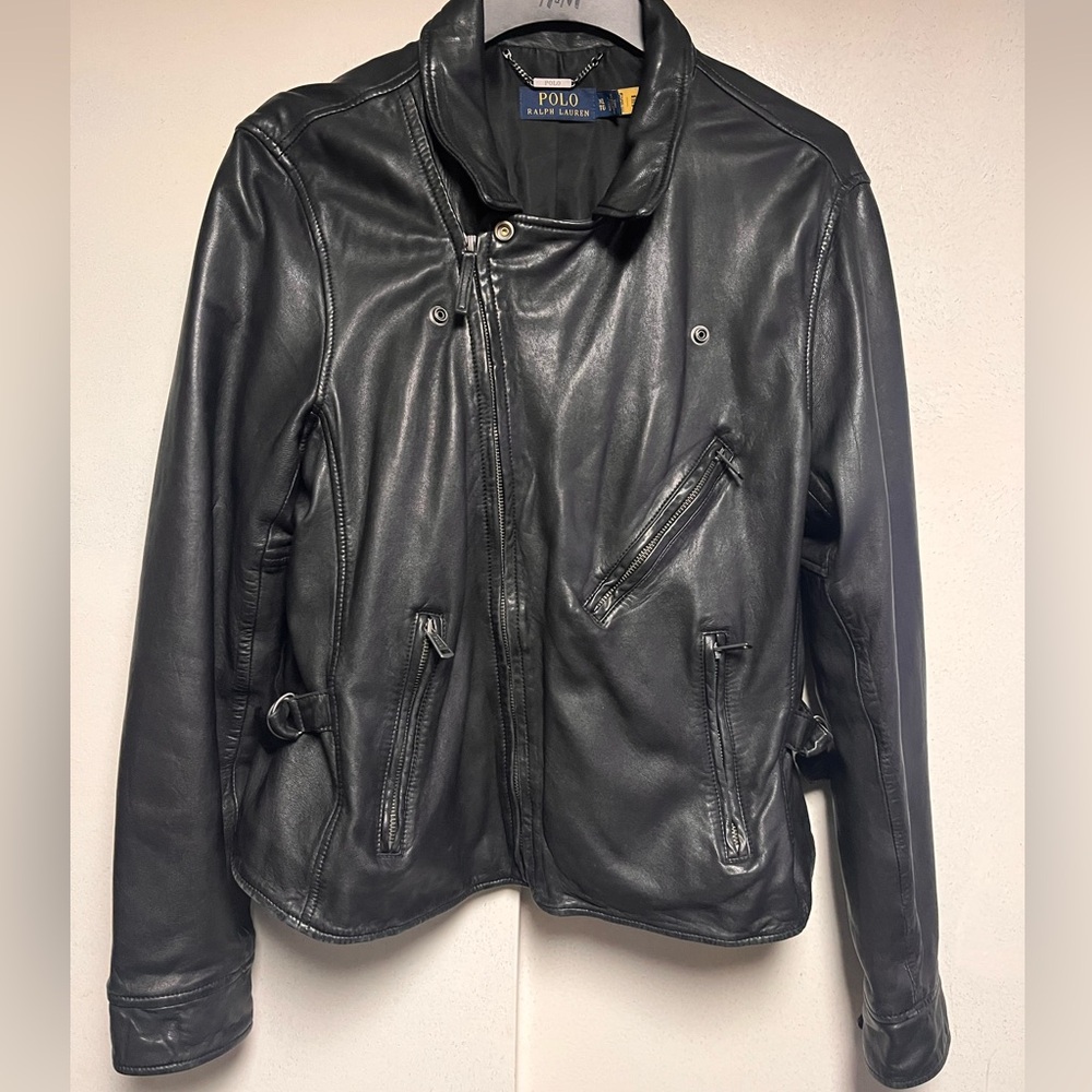 Ralph Lauren size XL Woman made w/ full-grain, supple sheepskin.